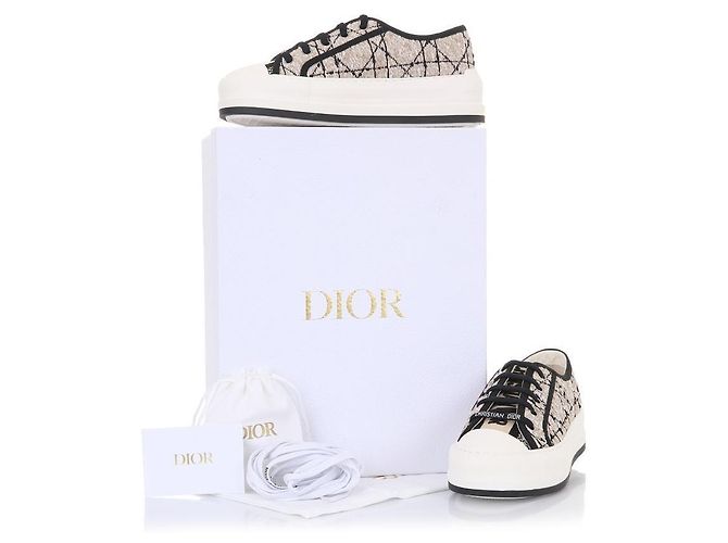 Dior Sneakers in tela Work'n Platform Marrone - vista 12
