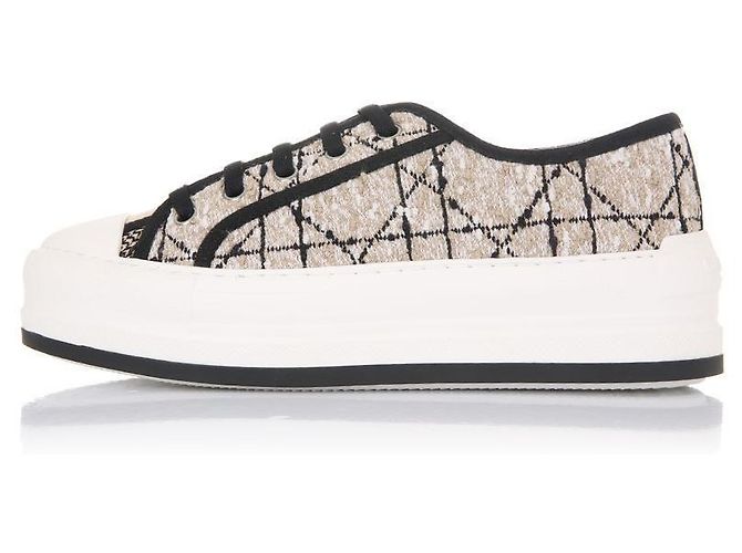Dior Sneakers in tela Work'n Platform Marrone - vista 3