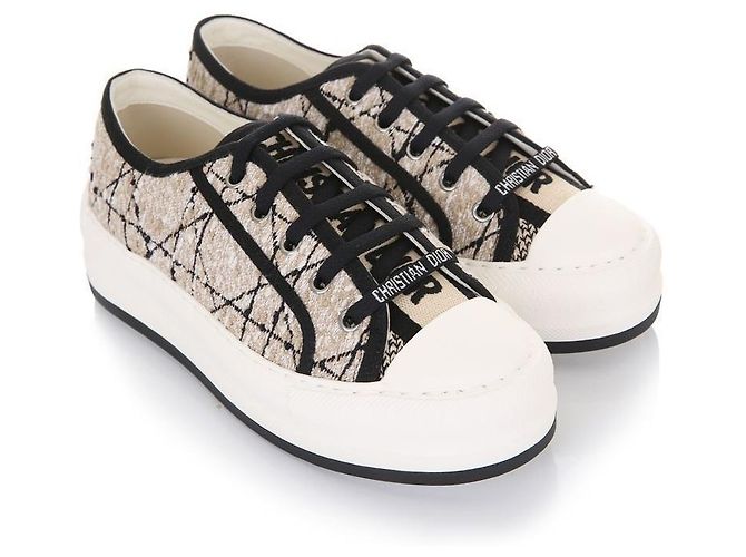 Dior Sneakers in tela Work'n Platform Marrone - vista 4