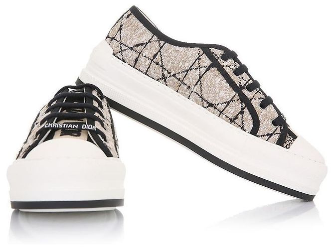 Dior Sneakers in tela Work'n Platform Marrone - vista 5