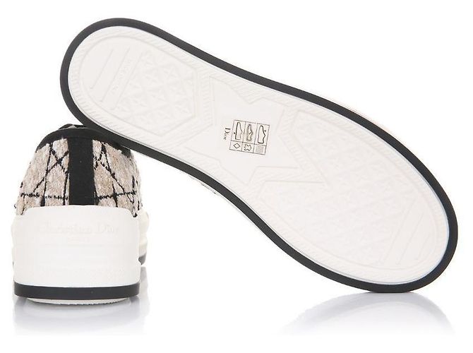 Dior Sneakers in tela Work'n Platform Marrone - vista 6