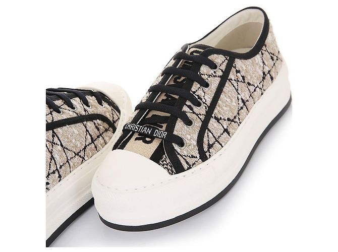 Dior Sneakers in tela Work'n Platform Marrone - vista 7