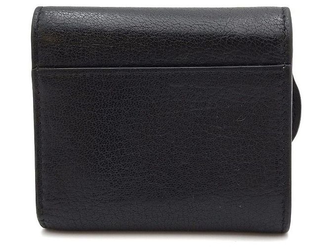 Dior Cartera Saddle en piel de becerro negra Estado Negro - vista 5