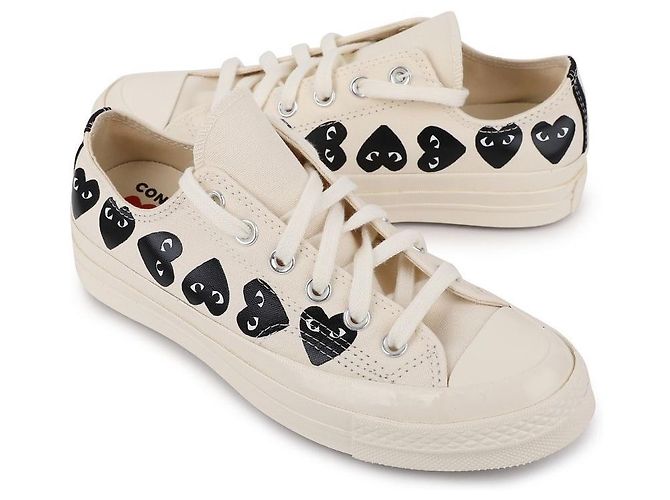 Comme Des Garcons Sneakers Play Chuck Marrone - vista 5