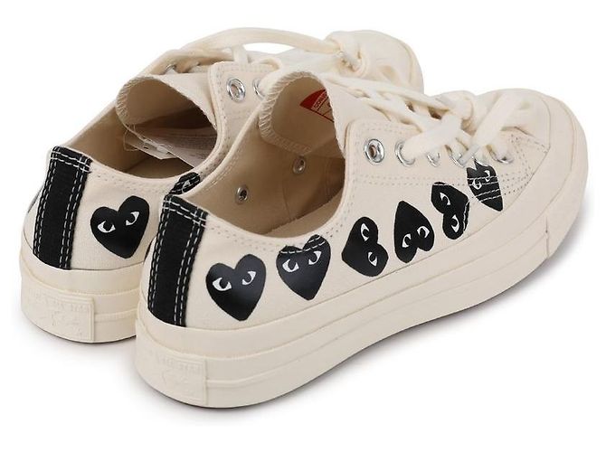 Comme Des Garcons Sneakers Play Chuck Marrone - vista 8