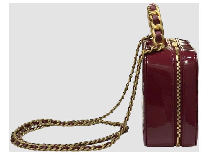 Chanel Top con manico Cosmetic Patent Interior Chip Version Nero - vista 4