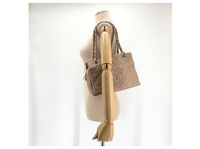 Chanel Caviar Square Schultertasche Braun - Ansicht 2