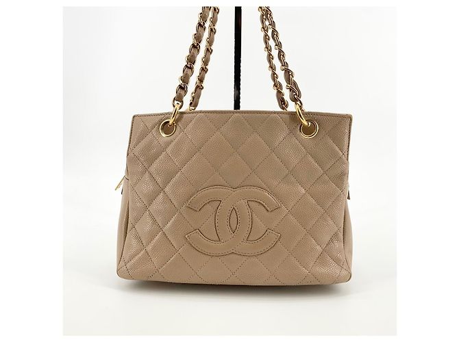 Chanel Caviar Square Schultertasche Braun - Ansicht 3