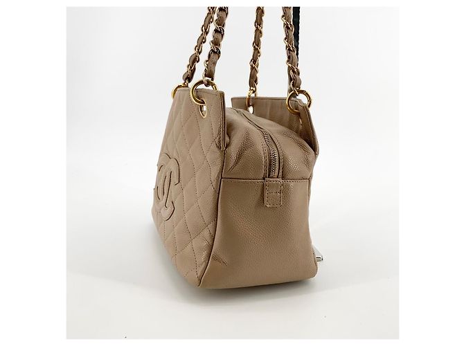 Chanel Caviar Square Schultertasche Braun - Ansicht 4