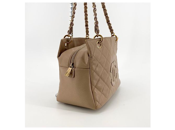 Chanel Caviar Square Schultertasche Braun - Ansicht 5
