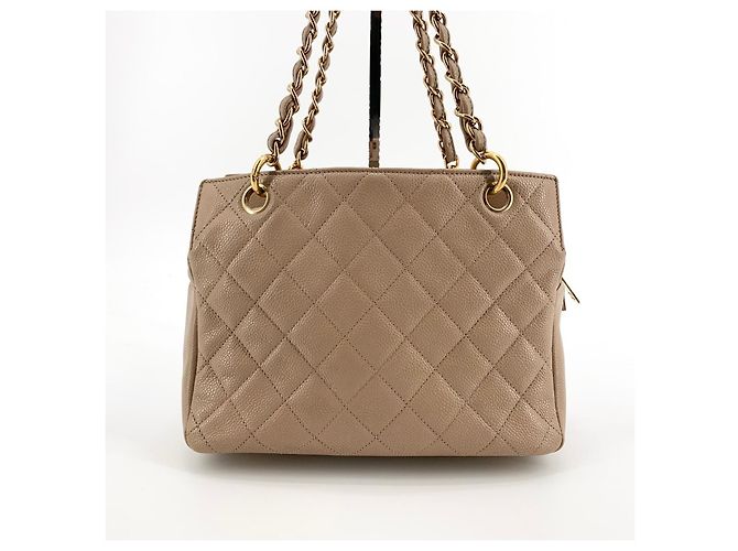 Chanel Caviar Square Schultertasche Braun - Ansicht 6