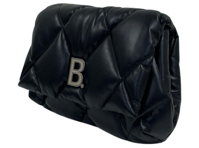 Balenciaga Clutch trapuntata Touch Puppy Nero - vista 3