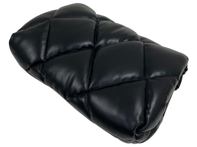 Balenciaga Clutch trapuntata Touch Puppy Nero - vista 7