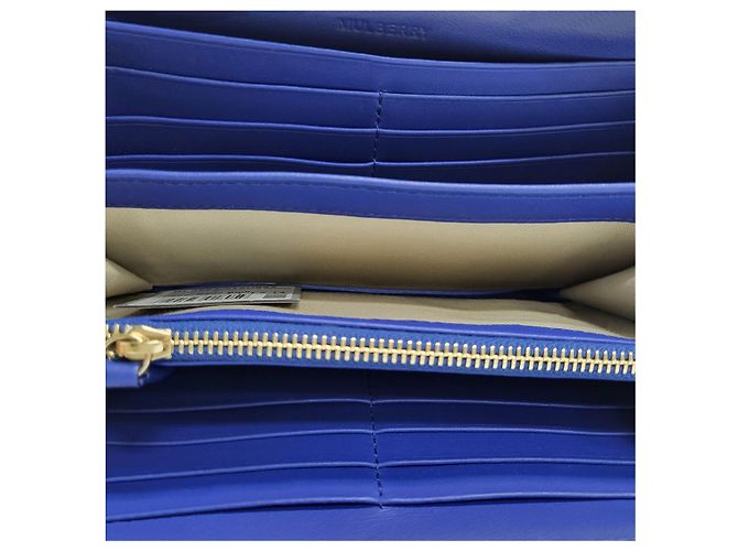 Mulberry Cartera Larga Blossom Napa Blue Azul - vista 9