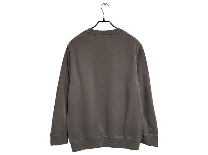Hermès Leather Patch Fleece Sweatshirt Brown - view 2