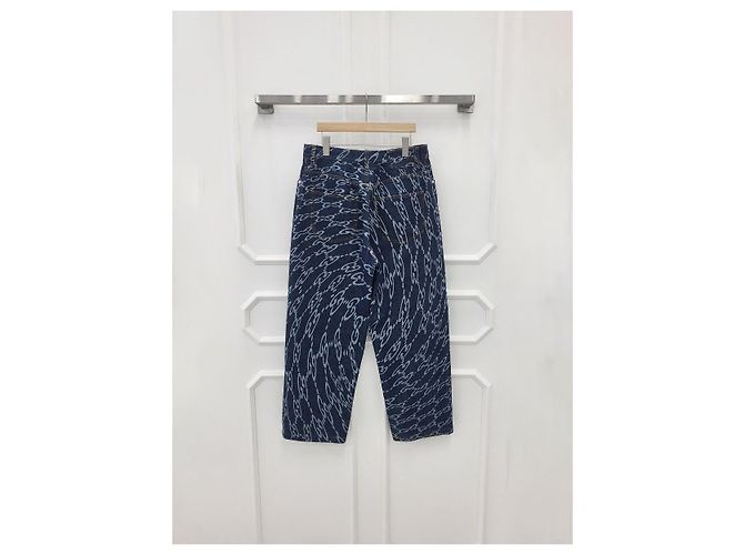 Gucci Pantaloni in denim Wave GG Multicolore - vista 2
