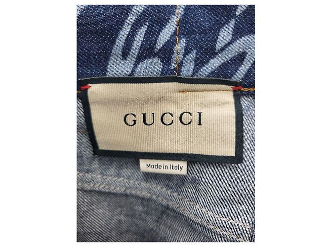 Gucci Pantaloni in denim Wave GG Multicolore - vista 5