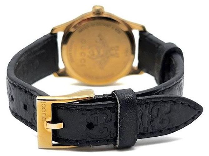 Gucci Reloj chapado en oro atemporal Negro - vista 3