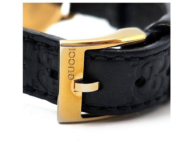 Gucci Reloj chapado en oro atemporal Negro - vista 4
