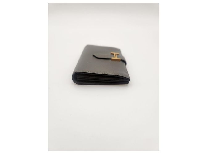 Hermès Bearn Wallet Gray Stamp Braun - Ansicht 3