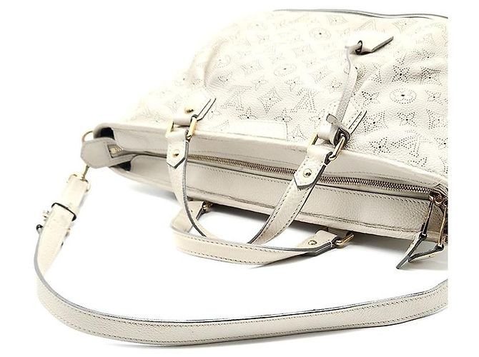 Louis Vuitton Mahina Stella PM Bianco - vista 5