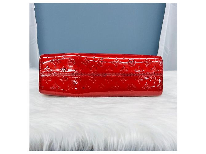 Louis Vuitton Borsa a Spalla e Borsa Tote Vernis Luxbury Rosso - vista 4