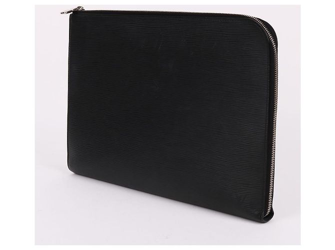 Louis Vuitton Pochette Jour GM in Epi nero - vista 4