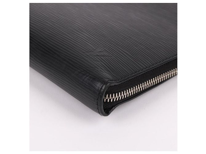 Louis Vuitton Pochette Jour GM in Epi nero - vista 9