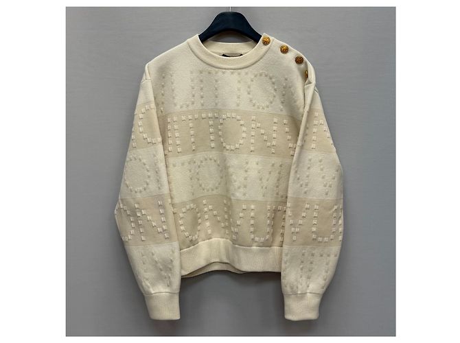 Louis Vuitton Pulóver de punto Chanki Stripe (Oversized Mujer) Dorado - vista 2
