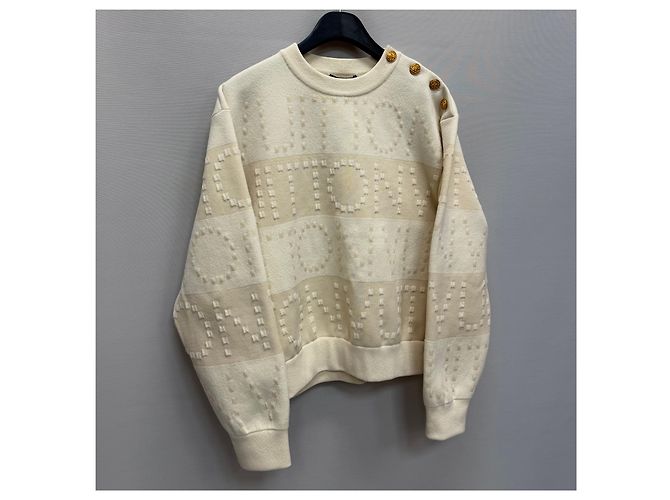 Louis Vuitton Pulóver de punto Chanki Stripe (Oversized Mujer) Dorado - vista 3