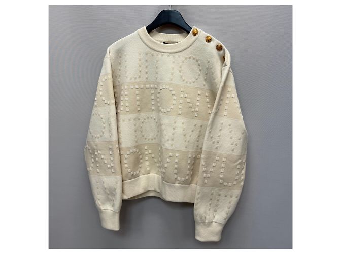 Louis Vuitton Pulóver de punto Chanki Stripe (Oversized Mujer) Dorado - vista 4
