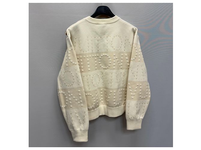 Louis Vuitton Pulóver de punto Chanki Stripe (Oversized Mujer) Dorado - vista 7
