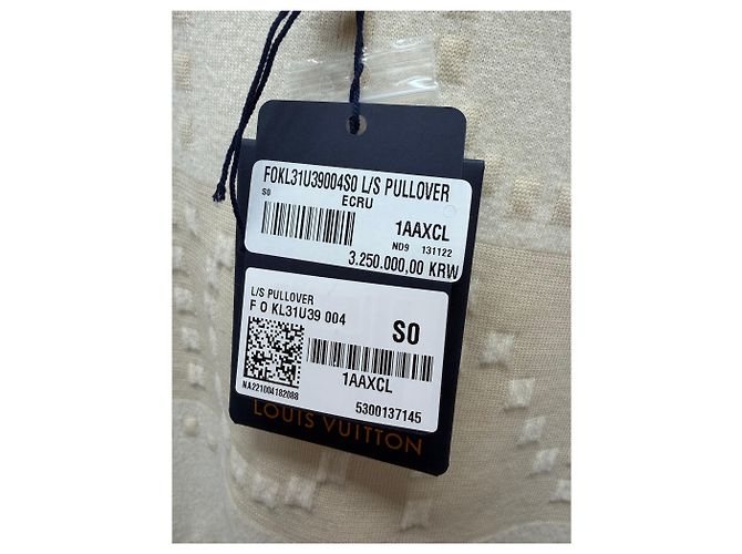 Louis Vuitton Pulóver de punto Chanki Stripe (Oversized Mujer) Dorado - vista 8