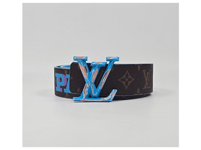 Louis Vuitton Monogram Reversible Belt Silvery - view 2