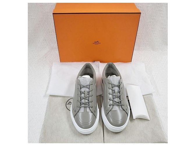 Hermès Sneaker Irwin Sage Green Silber - Ansicht 11