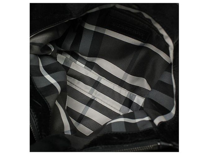 Burberry Borsa a tracolla in vernice nera Nero - vista 9