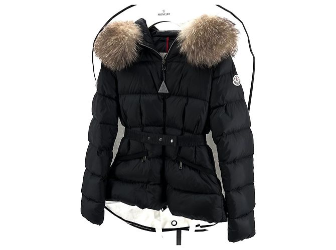 Moncler Boed Fox Fur Women's Down Jacket Black - view 2