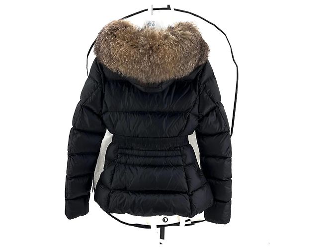 Moncler Boed Fox Fur Women's Down Jacket Black - view 4