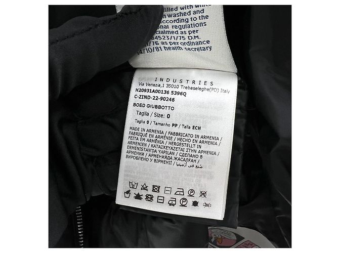 Moncler Boed Fox Fur Women's Down Jacket Black - view 9