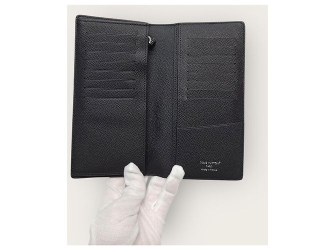 Louis Vuitton Monogram Eclipse Brazza Wallet Long Wallet Black - view 4