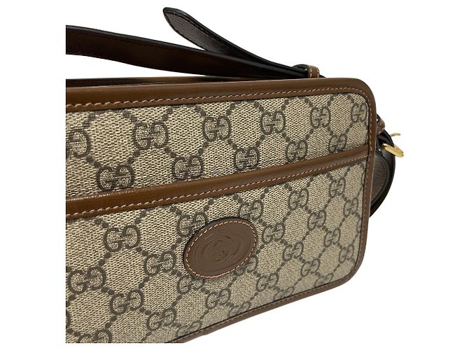 Gucci Mini borsa a tracolla e borsa crossbody a incastro Marrone - vista 4