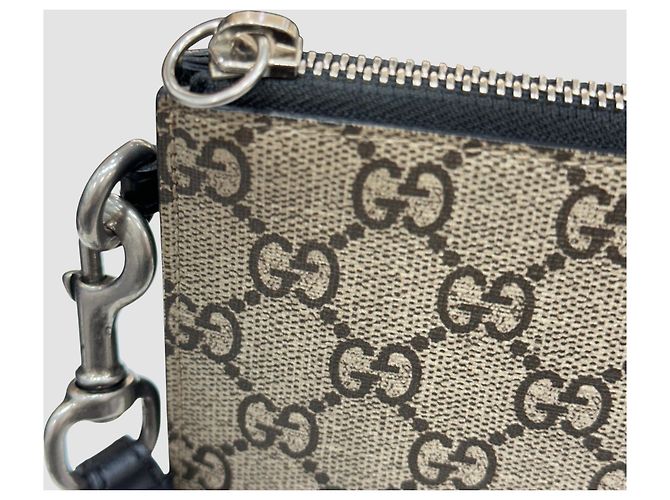 Gucci Clutch GG Supreme Bee Multicolore - vista 5