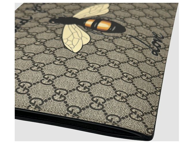Gucci Clutch GG Supreme Bee Multicolore - vista 6