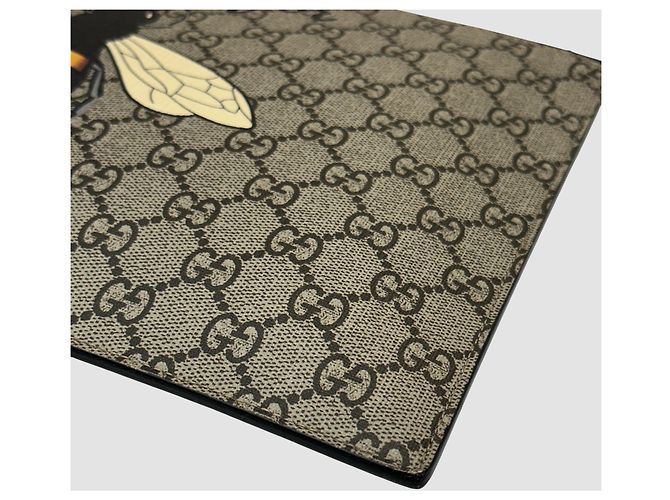 Gucci Clutch GG Supreme Bee Multicolore - vista 7