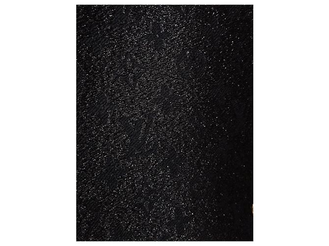 Louis Vuitton Schwarze Bomberjacke mit Monogramm-Glitzer - Ansicht 3