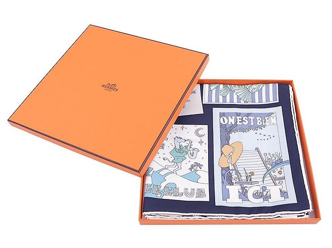 Hermès Bufanda On Est Bien Ici Multicolor - vista 12