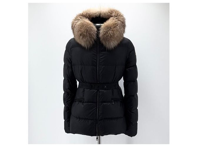 Moncler Jaqueta curta acolchoada de pele de raposa para mulher Multicor - vista 2