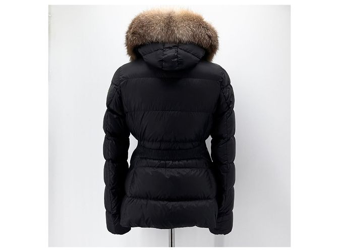 Moncler Jaqueta curta acolchoada de pele de raposa para mulher Multicor - vista 6