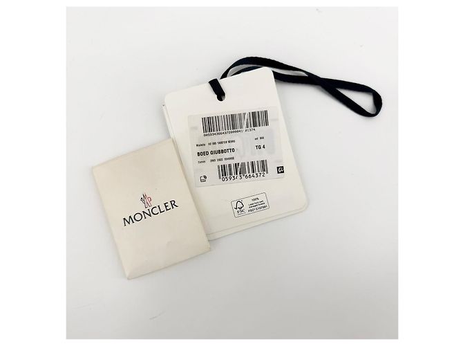 Moncler Jaqueta curta acolchoada de pele de raposa para mulher Multicor - vista 8