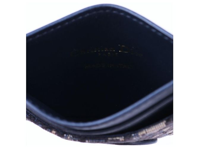 Dior Tarjetero Oblique para mujer chapado en oro CD Azul - vista 10
